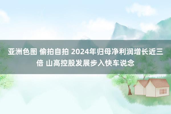 亚洲色图 偷拍自拍 2024年归母净利润增长近三倍 山高控股发展步入快车说念